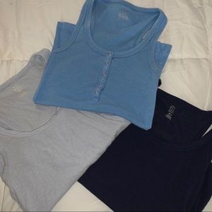 Aerie Blue Tank Bundle